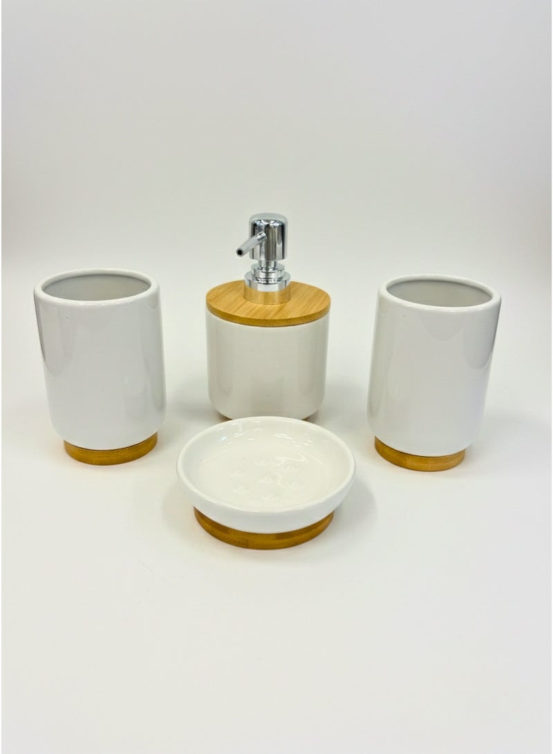 طقم إكسسوارات حمام – 4 قطع - Image 2